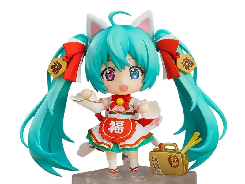 Vocaloid - Hatsune Miku - Hatsune Miku x Maneki Neko - Nendoroid #1777 - Maneki Miku Ver. - 2025 Re-release (Good Smile Company) [Shop Exclusive]ㅤ – Good Smile Company – ActionFigureBrasil