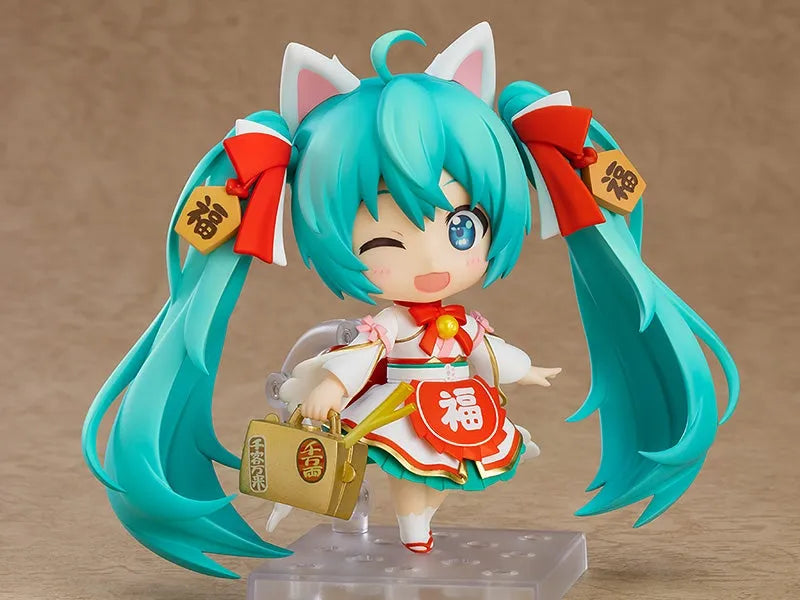 Vocaloid - Hatsune Miku - Hatsune Miku x Maneki Neko - Nendoroid #1777 - Maneki Miku Ver. - 2025 Re-release (Good Smile Company) [Shop Exclusive]ㅤ – Good Smile Company – ActionFigureBrasil