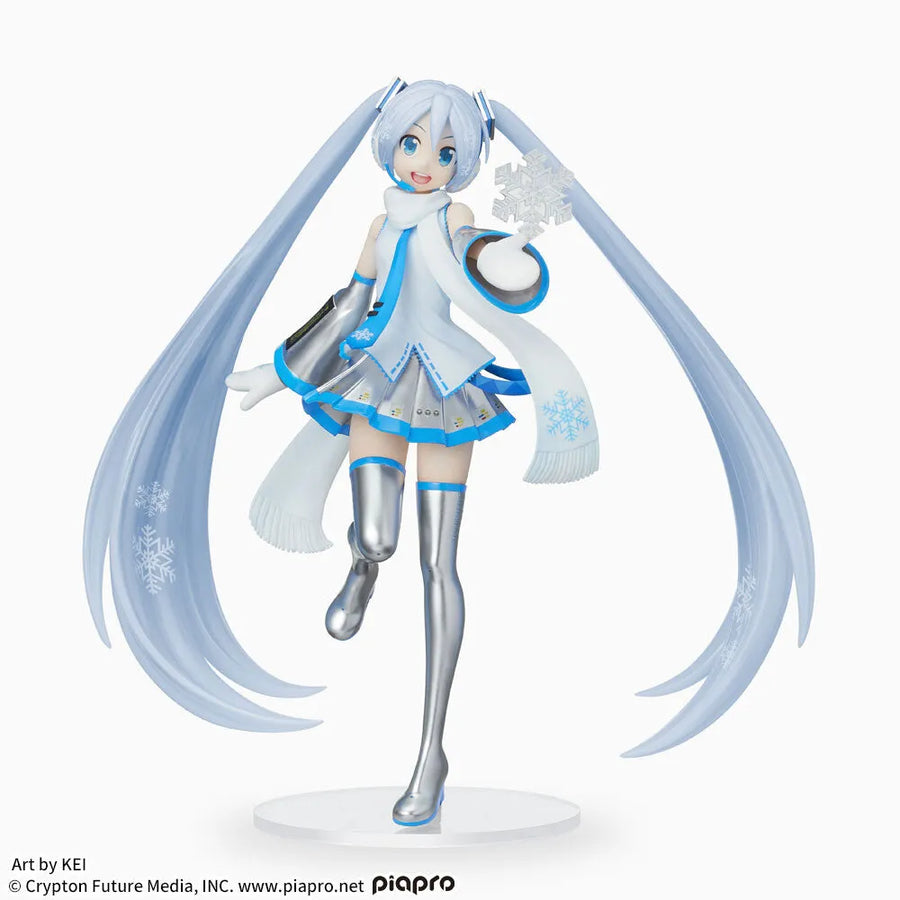 Vocaloid - Hatsune Miku - Luminasta - Snow Miku Skytown Ver. (SEGA)ㅤ – SEGA – ActionFigureBrasil