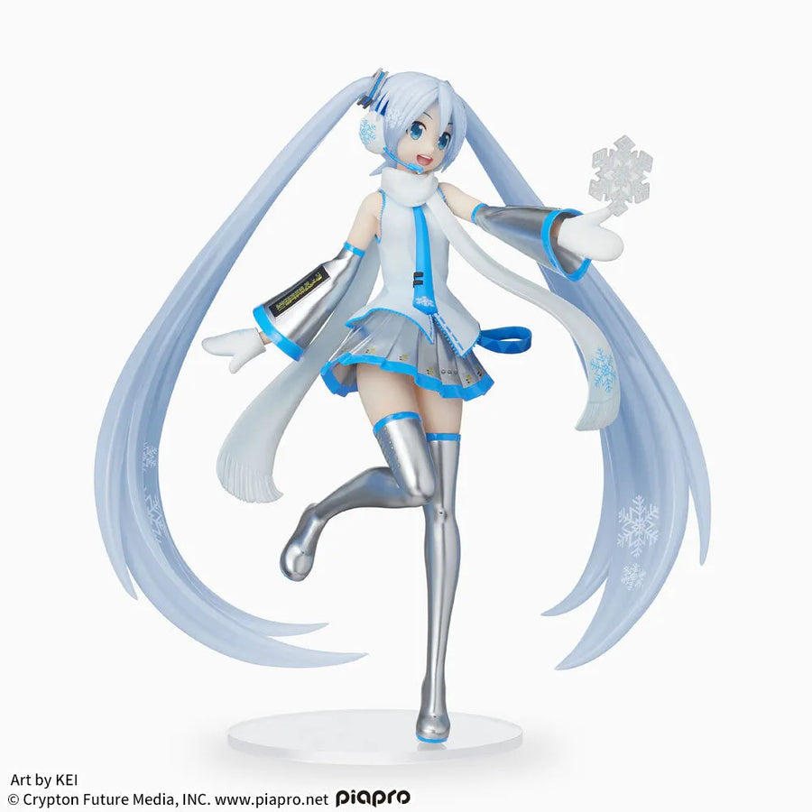 Vocaloid - Hatsune Miku - Luminasta - Snow Miku Skytown Ver. (SEGA)ㅤ – SEGA – ActionFigureBrasil