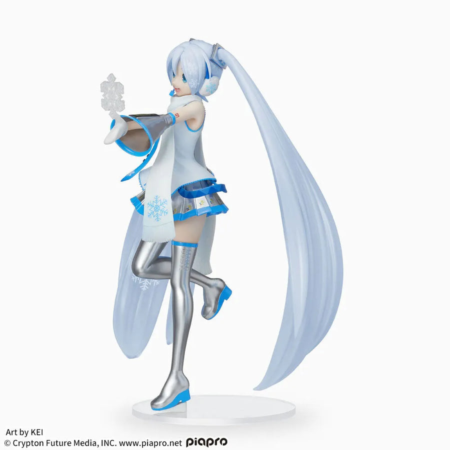 Vocaloid - Hatsune Miku - Luminasta - Snow Miku Skytown Ver. (SEGA)ㅤ – SEGA – ActionFigureBrasil