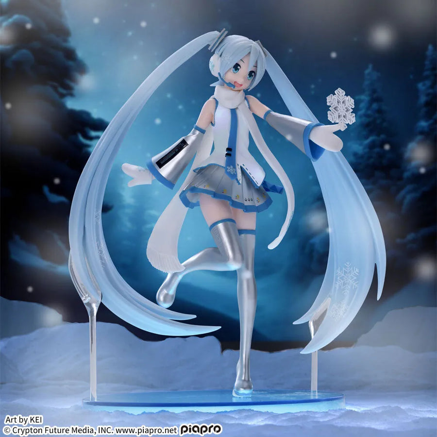 Vocaloid - Hatsune Miku - Luminasta - Snow Miku Skytown Ver. (SEGA)ㅤ – SEGA – ActionFigureBrasil