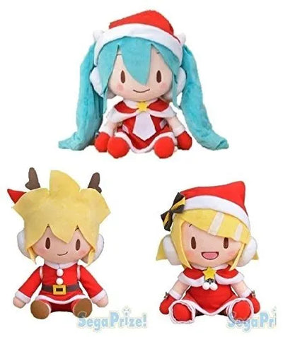 Vocaloid - Hatsune Miku - Mega Jumbo Christmas Plush Set - Kagamine Rin - Kagamine Lenㅤ – SEGA – ActionFigureBrasil