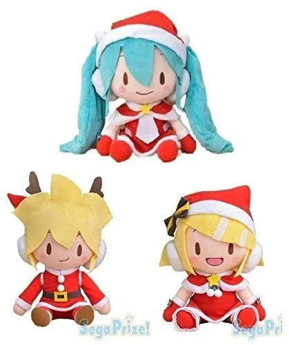 Vocaloid - Hatsune Miku - Mega Jumbo Christmas Plush Set - Kagamine Rin - Kagamine Lenㅤ – SEGA – ActionFigureBrasil