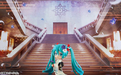 Vocaloid - Hatsune Miku - Nendoroid #1427 - Korin Kimono Ver. (Good Smile Company)ㅤ – Good Smile Company – ActionFigureBrasil — com base expositora