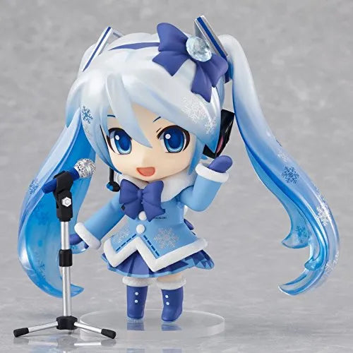 Vocaloid - Hatsune Miku - Nendoroid #207 - Snow 2012 Fluffy Coat ver.ㅤ – Good Smile Company – ActionFigureBrasil