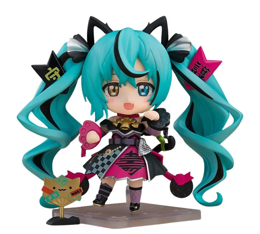Vocaloid - Hatsune Miku - Nendoroid #2759 - Black Maneki Miku Ver. (Chara-Ani, Good Smile Company) [Shop Exclusive]ㅤ – Good Smile Company – ActionFigureBrasil