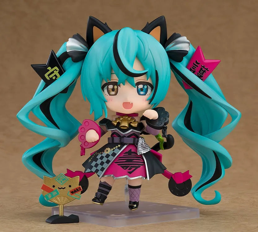 Vocaloid - Hatsune Miku - Nendoroid #2759 - Black Maneki Miku Ver. (Chara-Ani, Good Smile Company) [Shop Exclusive]ㅤ – Good Smile Company – ActionFigureBrasil