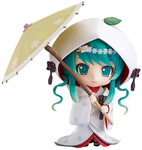 Vocaloid - Hatsune Miku - Nendoroid #303 - Ichigo Shiromuku ver., Snow 2013ㅤ – Good Smile Company – ActionFigureBrasil