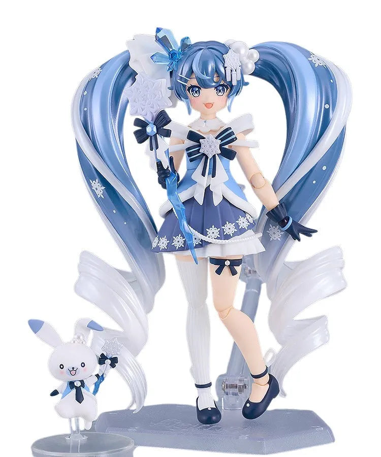 Vocaloid - Hatsune Miku - Rabbit Yukine - Figma (#669) - Snow, Crystal Snow Ver. (Good Smile Company) [Shop Exclusive]ㅤ – Good Smile Company – ActionFigureBrasil