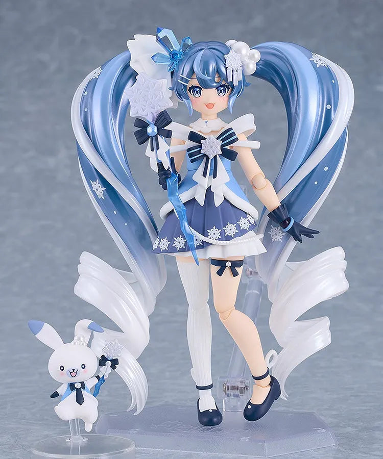 Vocaloid - Hatsune Miku - Rabbit Yukine - Figma (#669) - Snow, Crystal Snow Ver. (Good Smile Company) [Shop Exclusive]ㅤ – Good Smile Company – ActionFigureBrasil