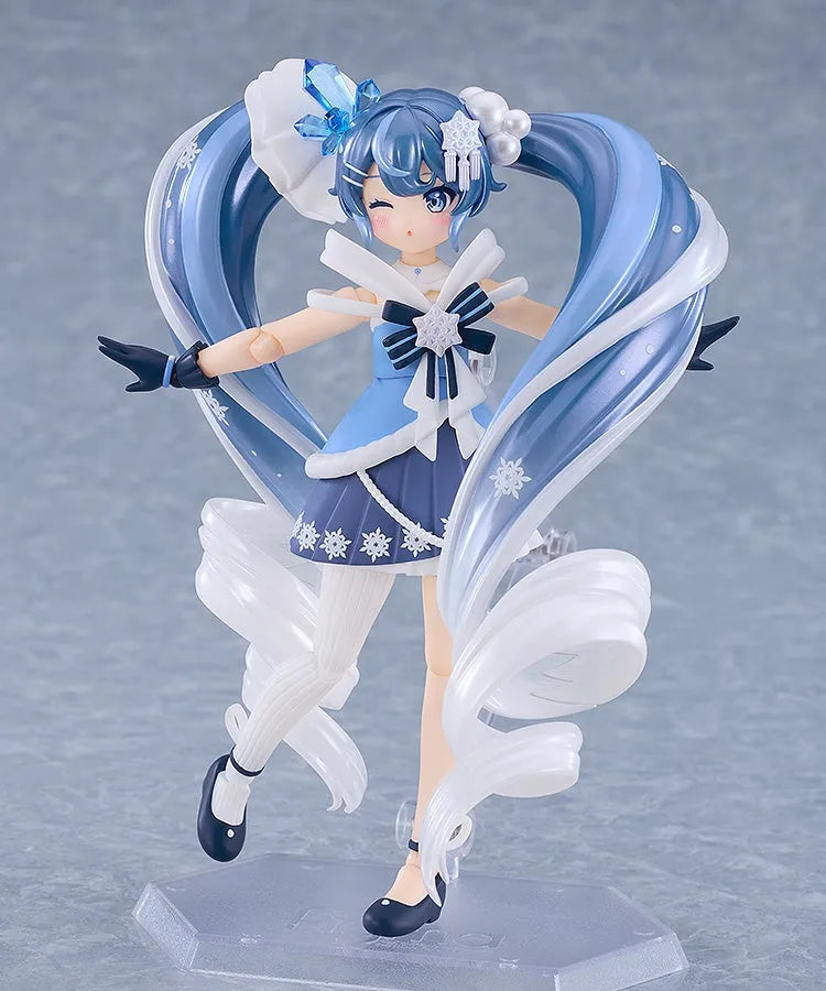 Vocaloid - Hatsune Miku - Rabbit Yukine - Figma (#669) - Snow, Crystal Snow Ver. (Good Smile Company) [Shop Exclusive]ㅤ – Good Smile Company – ActionFigureBrasil