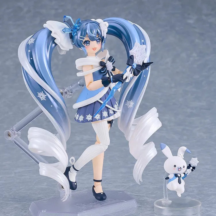 Vocaloid - Hatsune Miku - Rabbit Yukine - Figma (#669) - Snow, Crystal Snow Ver. (Good Smile Company) [Shop Exclusive]ㅤ – Good Smile Company – ActionFigureBrasil