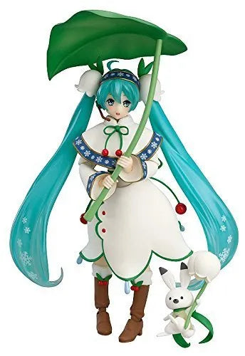 Vocaloid - Hatsune Miku - Rabbit Yukine - Figma #EX-024 - Snow 2015 , Snow Bell Ver.ㅤ – Max Factory – ActionFigureBrasil
