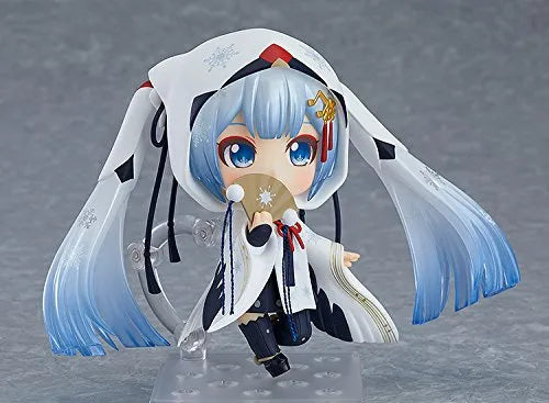Vocaloid - Hatsune Miku - Rabbit Yukine - Nendoroid #850 - Snow 2018, Crane Priestess Ver.ㅤ – Good Smile Company – ActionFigureBrasil