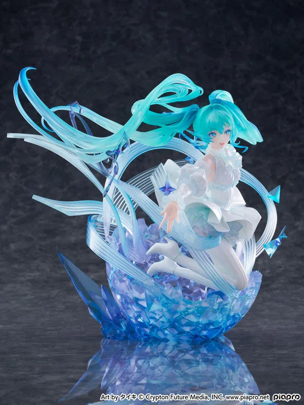 Vocaloid - Hatsune Miku - Shibuya Scramble Figure - 1/7 - Crystal Dress Ver. (CyberZ, eStream, Oriental Forest)ㅤ – eStream – ActionFigureBrasil