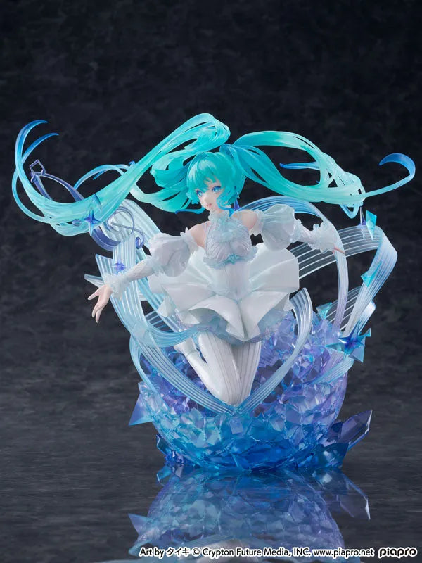 Vocaloid - Hatsune Miku - Shibuya Scramble Figure - 1/7 - Crystal Dress Ver. (CyberZ, eStream, Oriental Forest)ㅤ – eStream – ActionFigureBrasil