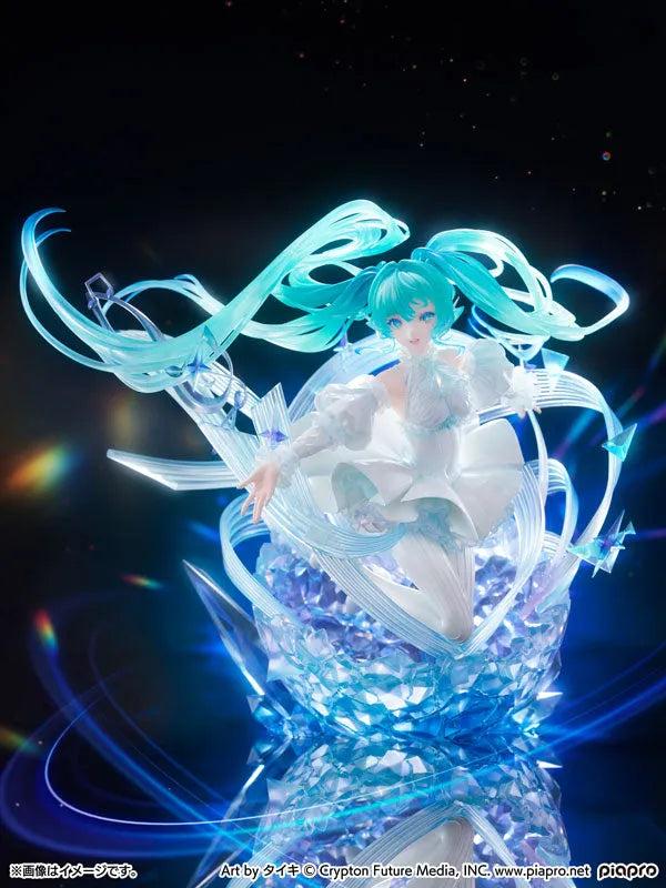 Vocaloid - Hatsune Miku - Shibuya Scramble Figure - 1/7 - Crystal Dress Ver. (CyberZ, eStream, Oriental Forest)ㅤ – eStream – ActionFigureBrasil
