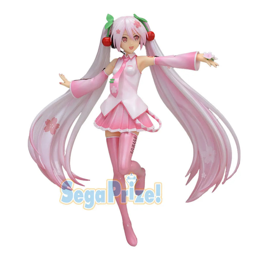 Vocaloid - Hatsune Miku - SPM Figure - Sakura Ver. 2 (SEGA)ㅤ – SEGA – ActionFigureBrasil