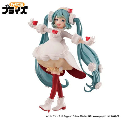 Vocaloid - Hatsune Miku - Sweet Sweets - Strawberry Shortcake (FuRyu)ㅤ – FuRyu – ActionFigureBrasil — ângulo diferente