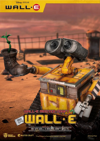 Wall-E - LIMITED EDITION: 3000 – Beast Kingdom – ActionFigure Brasil — com base expositora