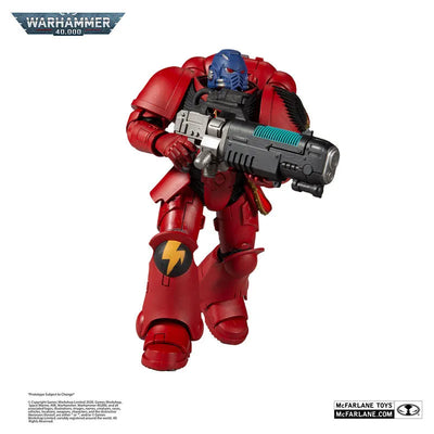 "Warhammer 40,000" Action Figure 7 Inch #04 Blood Angels Hellblasterㅤ – McFarlane Toys – ActionFigureBrasil — acessórios
