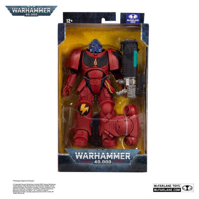 "Warhammer 40,000" Action Figure 7 Inch #04 Blood Angels Hellblasterㅤ – McFarlane Toys – ActionFigureBrasil — com base expositora