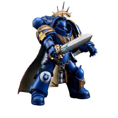WARHAMMER 40,000 - Ultramarines Primaris - Captain in Gravis Armour (Bandai Spirits) [Shop Exclusive]ㅤ – Bandai Spirits – ActionFigureBrasil