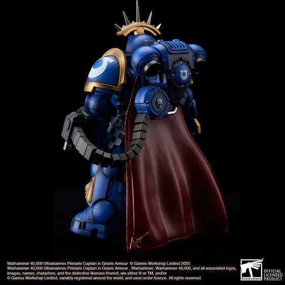 WARHAMMER 40,000 - Ultramarines Primaris - Captain in Gravis Armour (Bandai Spirits) [Shop Exclusive]ㅤ – Bandai Spirits – ActionFigureBrasil