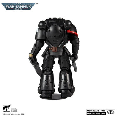 WarHammer40,000 - Action Figure: 7 Inch - #11 Raven Guard Veteran Sergeantㅤ – McFarlane Toys – ActionFigureBrasil — ângulo diferente