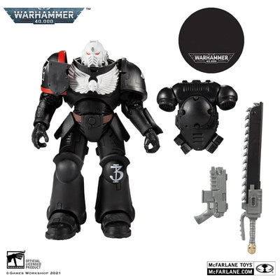 WarHammer40,000 - Action Figure: 7 Inch - #11 Raven Guard Veteran Sergeantㅤ – McFarlane Toys – ActionFigureBrasil — close