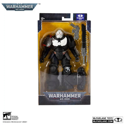 WarHammer40,000 - Action Figure: 7 Inch - #11 Raven Guard Veteran Sergeantㅤ – McFarlane Toys – ActionFigureBrasil — embalagem