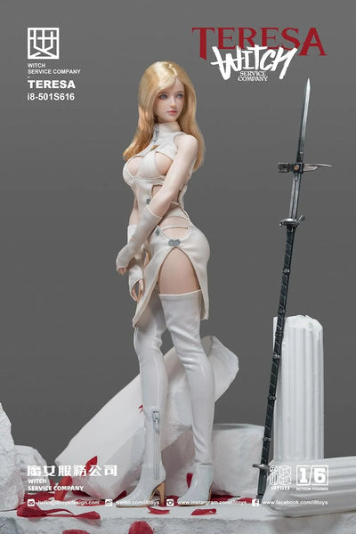 WITCH SERVICE COMPANY - TERESA - 1/6 (i8TOYS)ㅤ – i8TOYS – ActionFigureBrasil — ângulo diferente