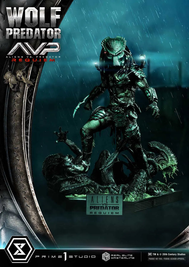 Wolf Predator (Regular Version) Aliens vs. Predator: Requiem – Prime1Studio – ActionFigure Brasil