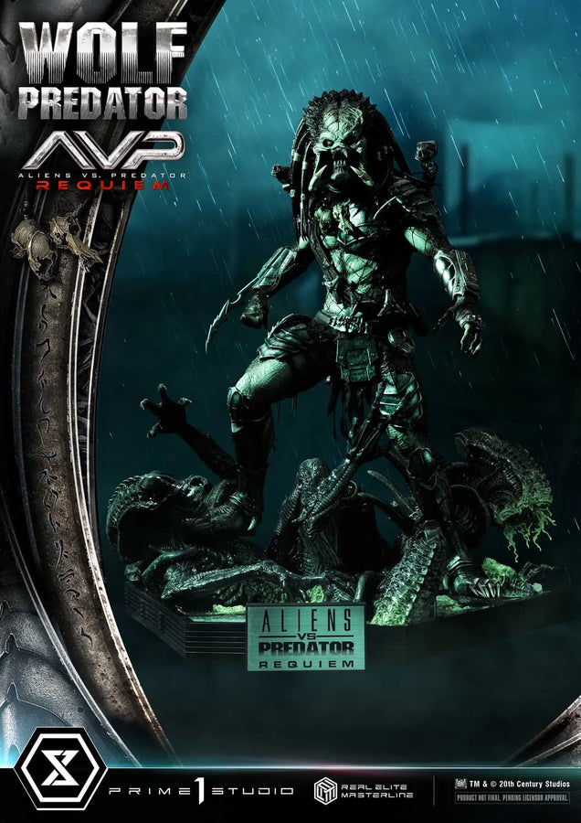 Wolf Predator (Regular Version) Aliens vs. Predator: Requiem – Prime1Studio – ActionFigure Brasil
