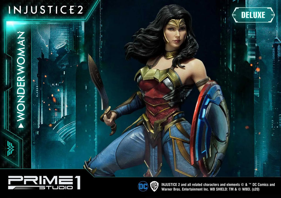 Wonder Woman (Deluxe Version) Injustice 2 – Prime1Studio – ActionFigure Brasil