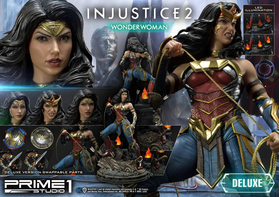 Wonder Woman (Deluxe Version) Injustice 2 – Prime1Studio – ActionFigure Brasil