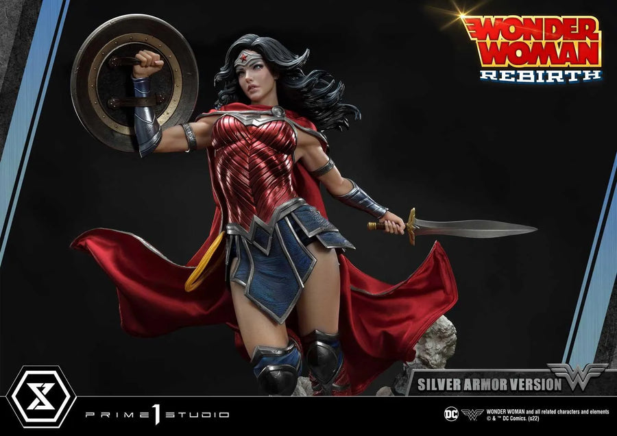 Wonder Woman (SILVER ARMOR Version) Wonder Woman (comics) – Prime1Studio – ActionFigure Brasil