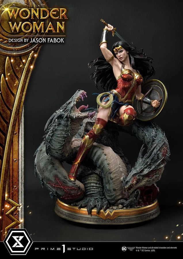 Wonder Woman versus Hydra (Regular Version) Wonder Woman (comics) – Prime1Studio – ActionFigure Brasil