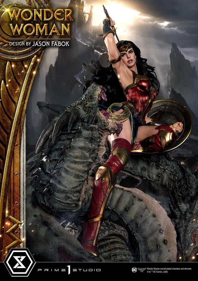 Wonder Woman versus Hydra (Regular Version) Wonder Woman (comics) – Prime1Studio – ActionFigure Brasil