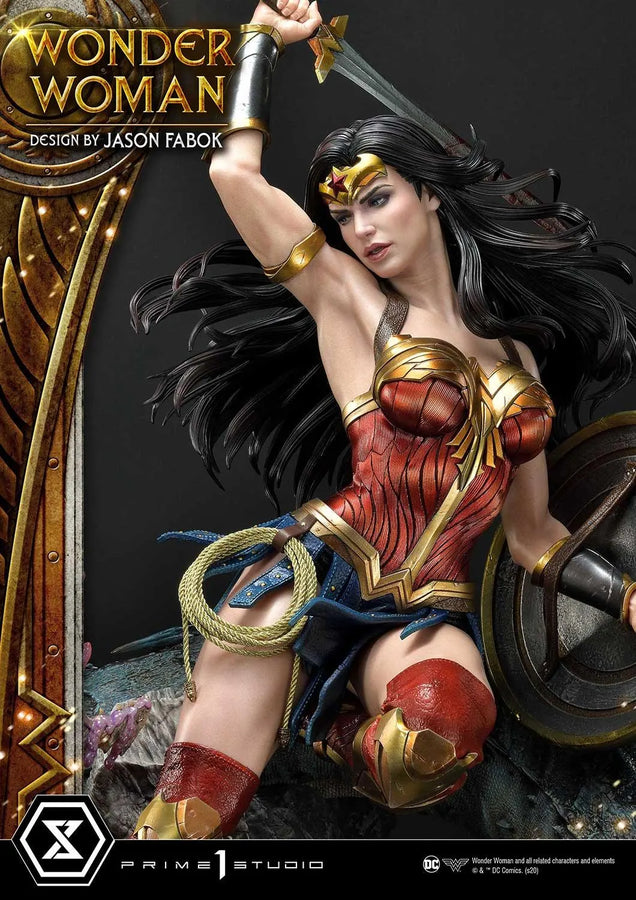 Wonder Woman versus Hydra (Regular Version) Wonder Woman (comics) – Prime1Studio – ActionFigure Brasil