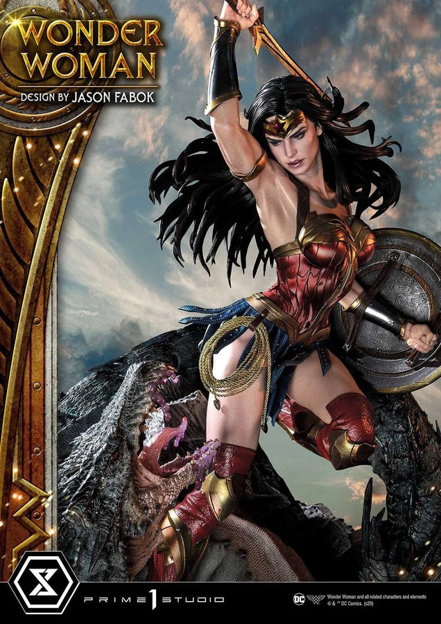 Wonder Woman versus Hydra (Regular Version) Wonder Woman (comics) – Prime1Studio – ActionFigure Brasil