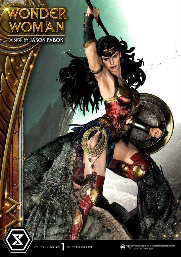 Wonder Woman versus Hydra (Regular Version) Wonder Woman (comics) – Prime1Studio – ActionFigure Brasil