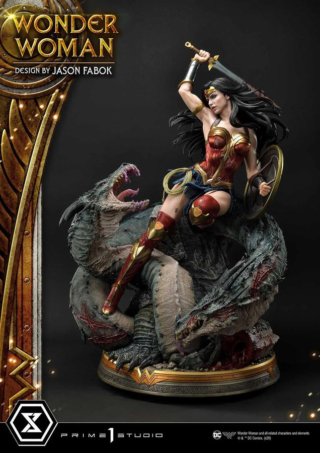 Wonder Woman versus Hydra (Regular Version) Wonder Woman (comics) – Prime1Studio – ActionFigure Brasil