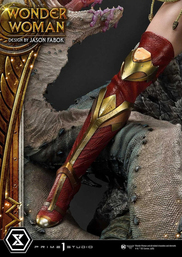 Wonder Woman versus Hydra (Regular Version) Wonder Woman (comics) – Prime1Studio – ActionFigure Brasil