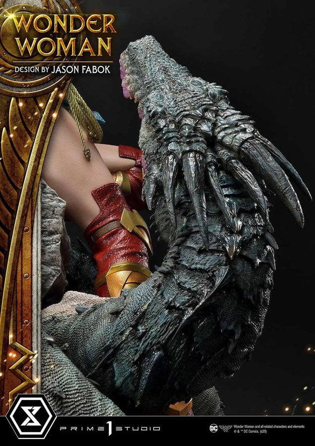 Wonder Woman versus Hydra (Regular Version) Wonder Woman (comics) – Prime1Studio – ActionFigure Brasil