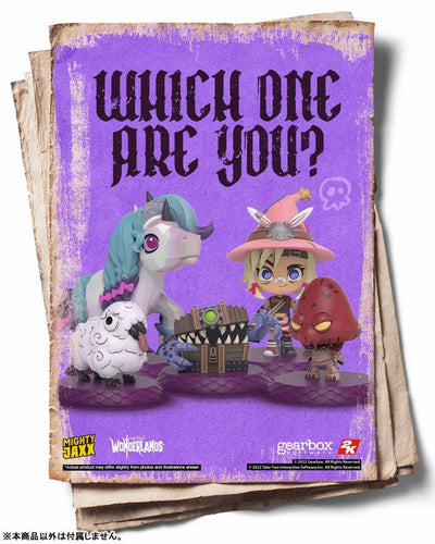 Wonderlands Tiny Tina's Wonderlands / Tiny Tina 4 Inch Vinyl Figureㅤ – Mighty Jaxx – ActionFigureBrasil — ângulo diferente