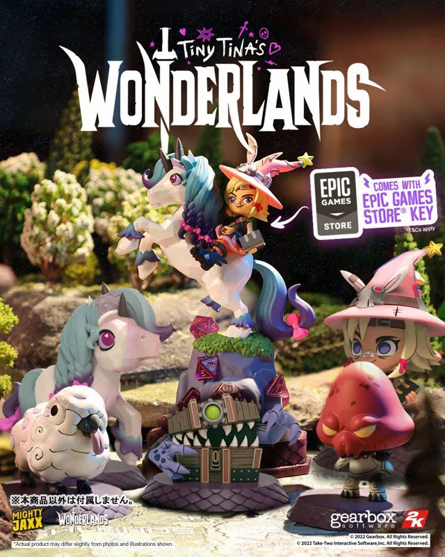 Wonderlands Tiny Tina's Wonderlands / Tiny Tina 4 Inch Vinyl Figureㅤ – Mighty Jaxx – ActionFigureBrasil
