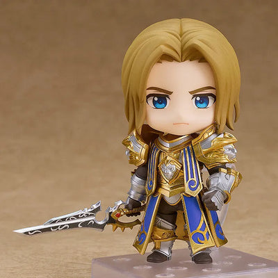 World of Warcraft - Anduin Wrynn - Nendoroid #2329 (Good Smile Company)ㅤ – Good Smile Company – ActionFigureBrasil — ângulo diferente
