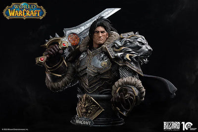 World of Warcraft - Infinity Studio X Blizzard - Varian Wrynn - 1/3 (Infinity Studio)ㅤ – Infinity Studio – ActionFigureBrasil — ângulo diferente